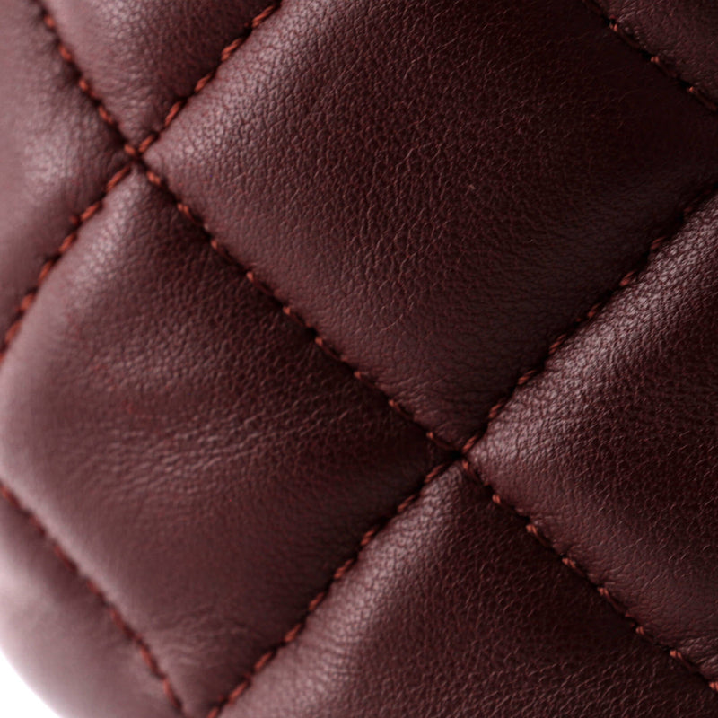 Chanel Saddle Bag Quilted Calfskin Small