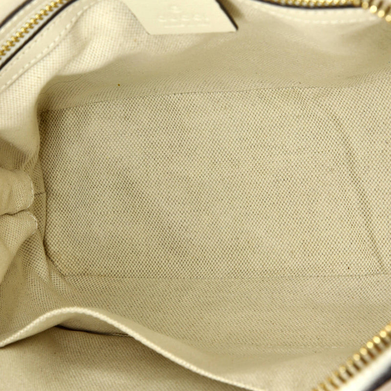Gucci Horsebit Top Handle Bag Gg Coated