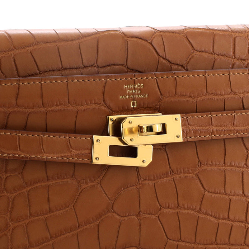 Hermes Kelly To Go Wallet Alligator