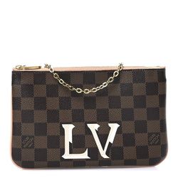 Louis Vuitton Damier Ebene Double Zip