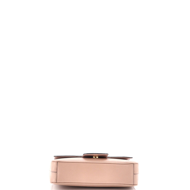 Prada Pattina Flap Shoulder Bag Saffiano