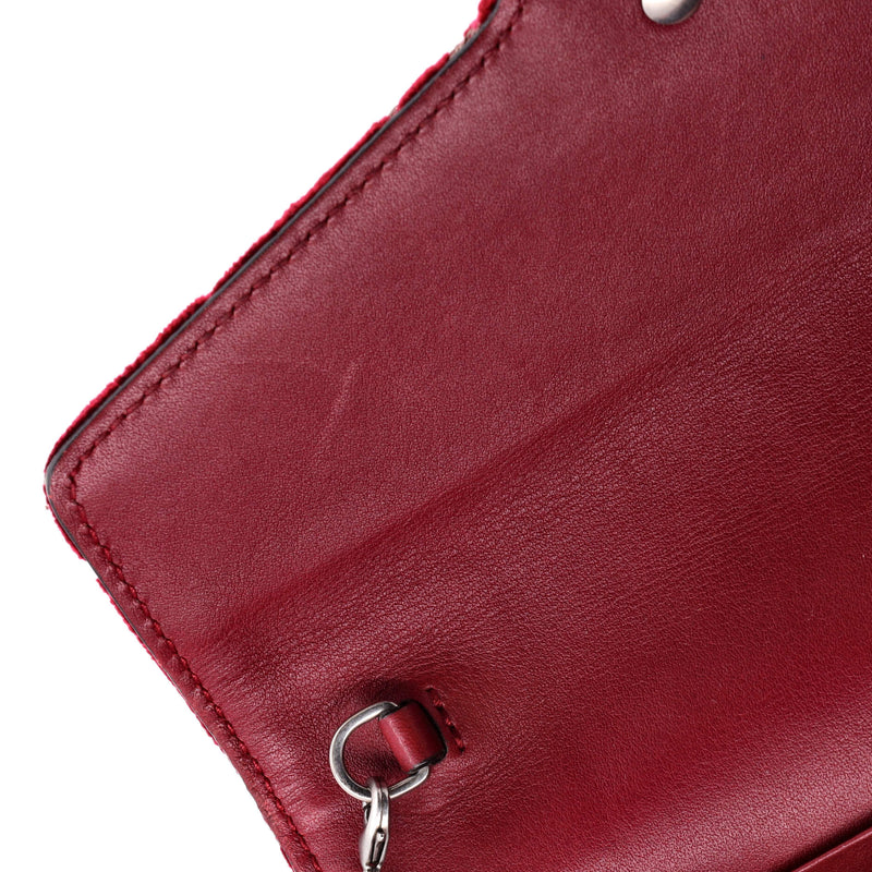 Gucci Dionysus Chain Wallet Gg Velvet