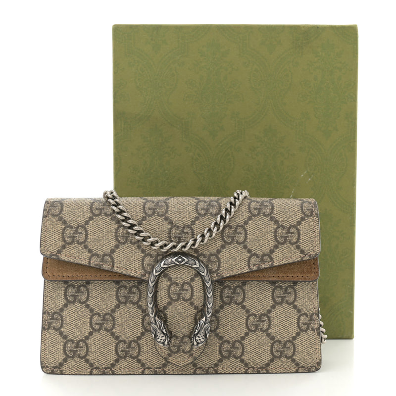 Gucci Gg Supreme Super Mini Dionysus