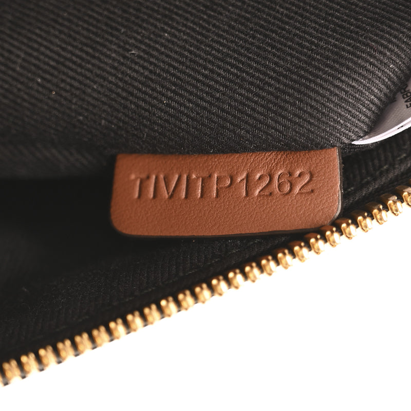 Burberry E-Canvas Duffle Bag Brown