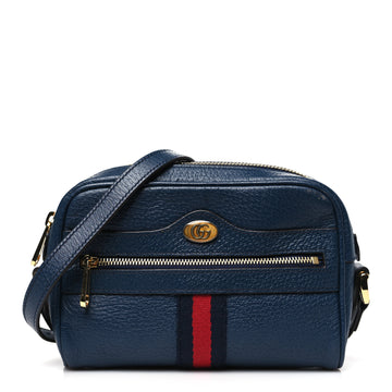 Gucci Textured Calfskin Web Mini Ophidia