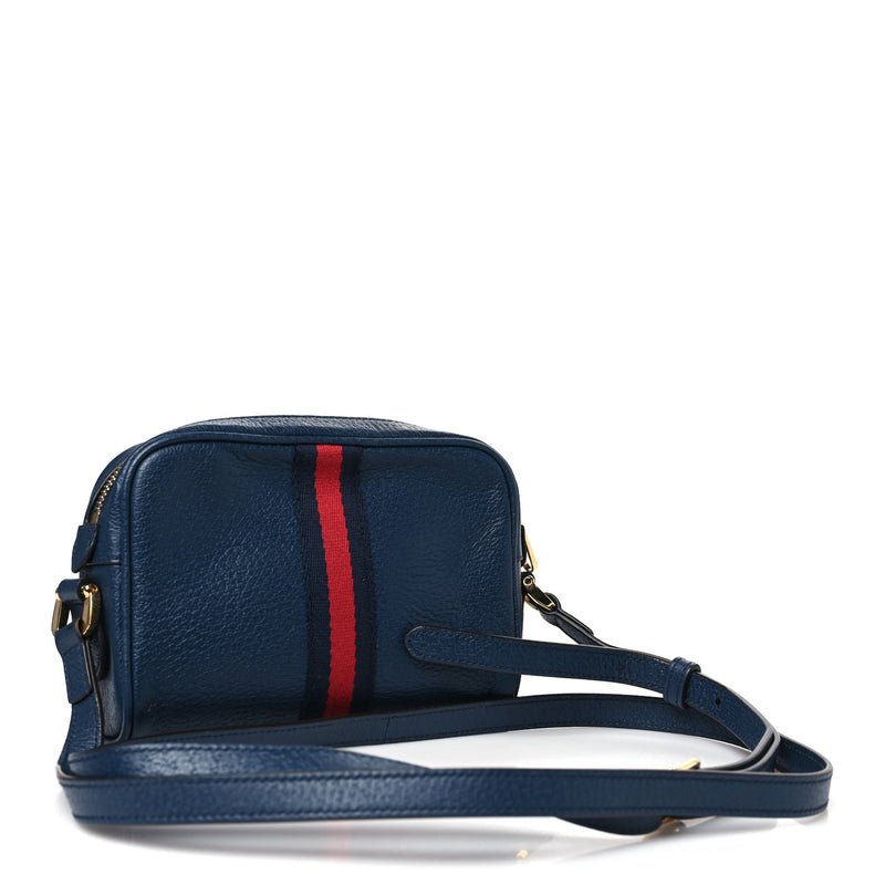 Gucci Textured Calfskin Web Mini Ophidia