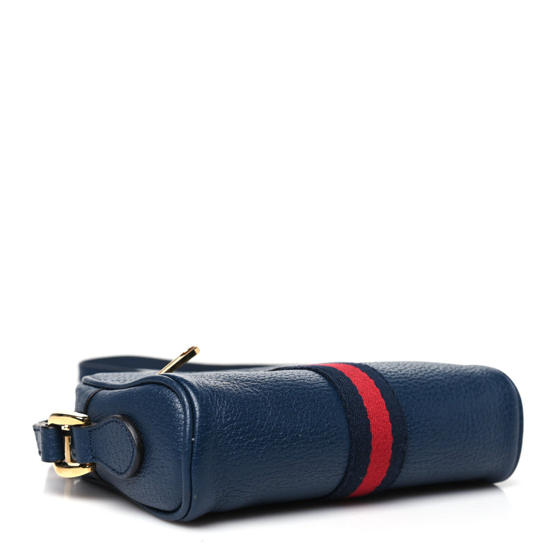 Gucci Textured Calfskin Web Mini Ophidia