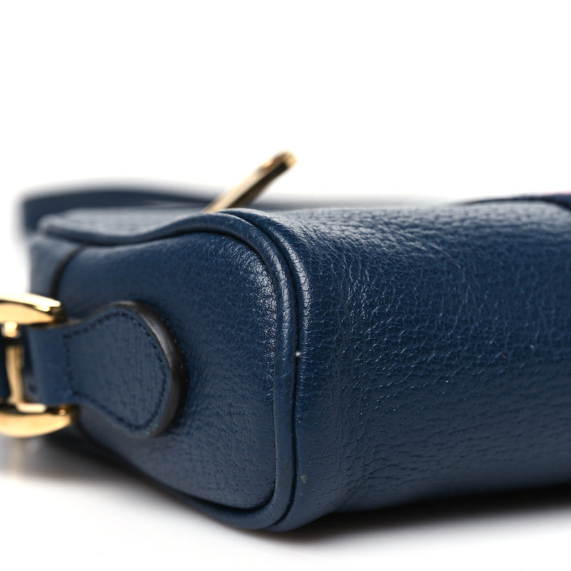 Gucci Textured Calfskin Web Mini Ophidia