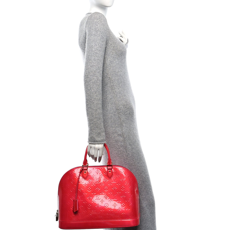 Louis Vuitton Vernis Alma Gm Rose Pop