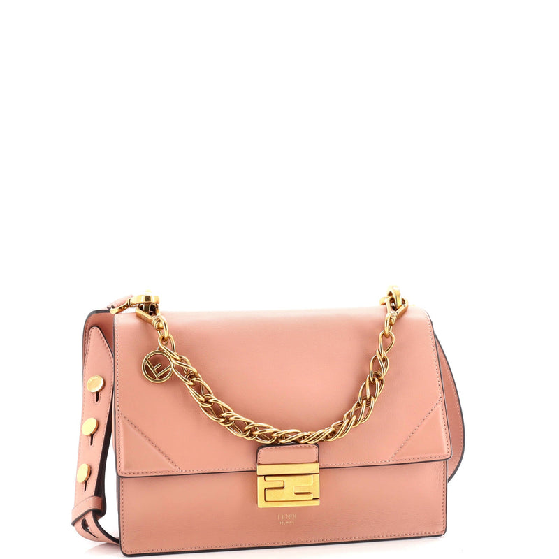 Fendi Kan U Shoulder Bag Leather Medium