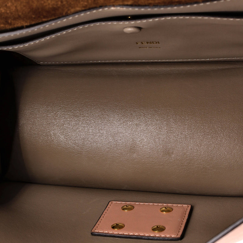 Fendi Kan U Shoulder Bag Leather Medium