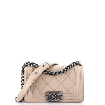 Chanel Stitch Boy Flap Bag Quilted