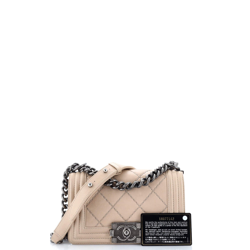 Chanel Stitch Boy Flap Bag Quilted