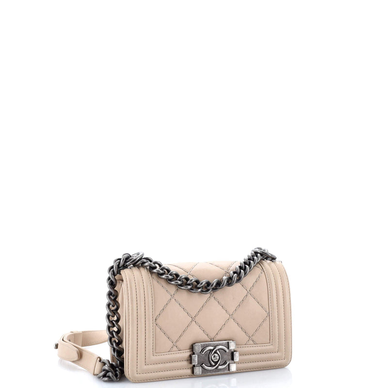 Chanel Stitch Boy Flap Bag Quilted