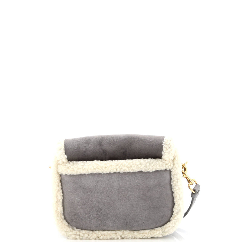 Christian Dior Bobby Flap Bag Shearling