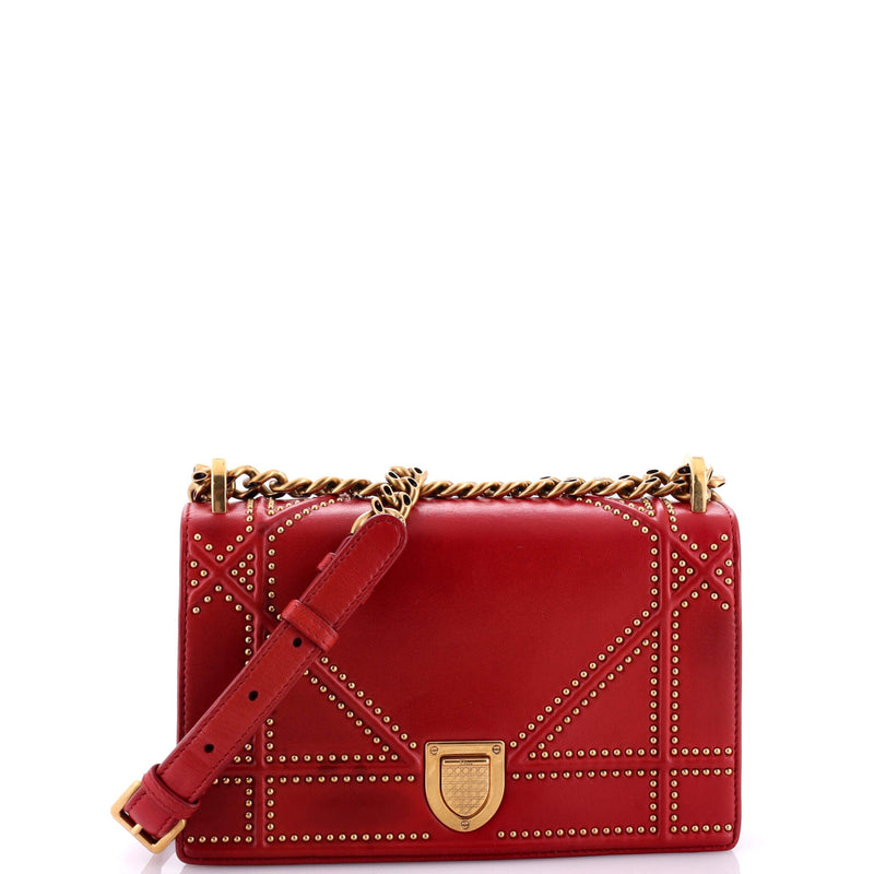 Christian Dior Diorama Flap Bag Studded