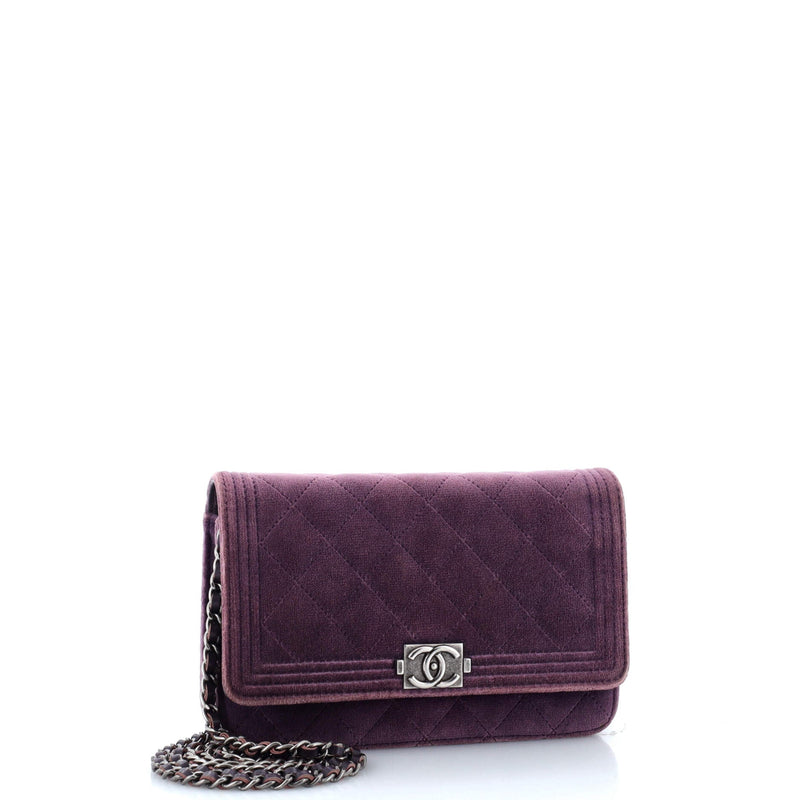Chanel Boy Wallet On Chain Quilted