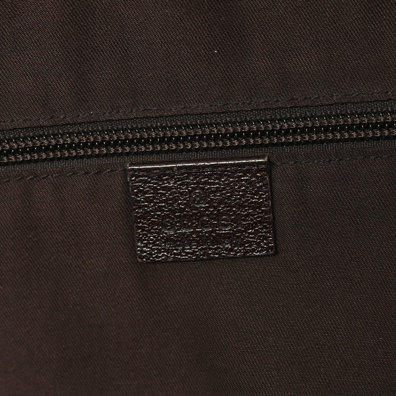 Gucci Web Carry On Tote Dark Brown