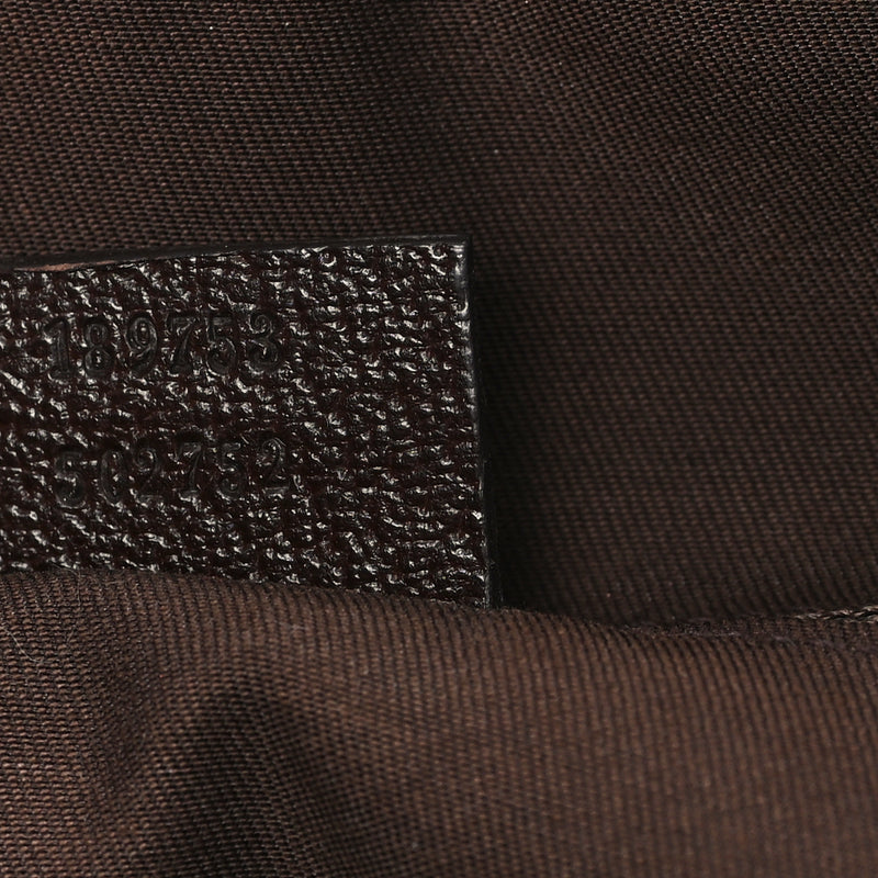 Gucci Web Carry On Tote Dark Brown