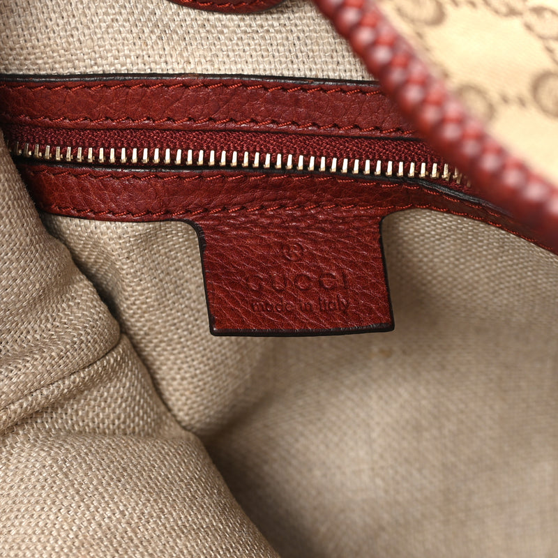 Gucci Medium Marrakech Hobo Red