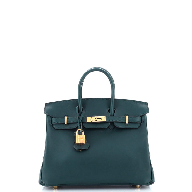Hermes Birkin Handbag Vert Cypress Swift