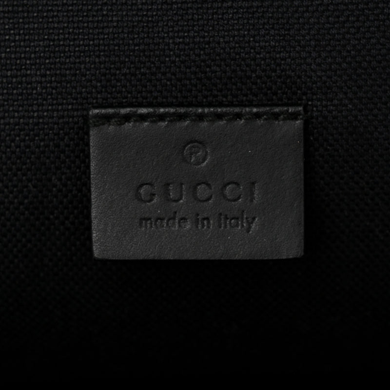Gucci Gg Supreme Web Belt Bag Black Grey