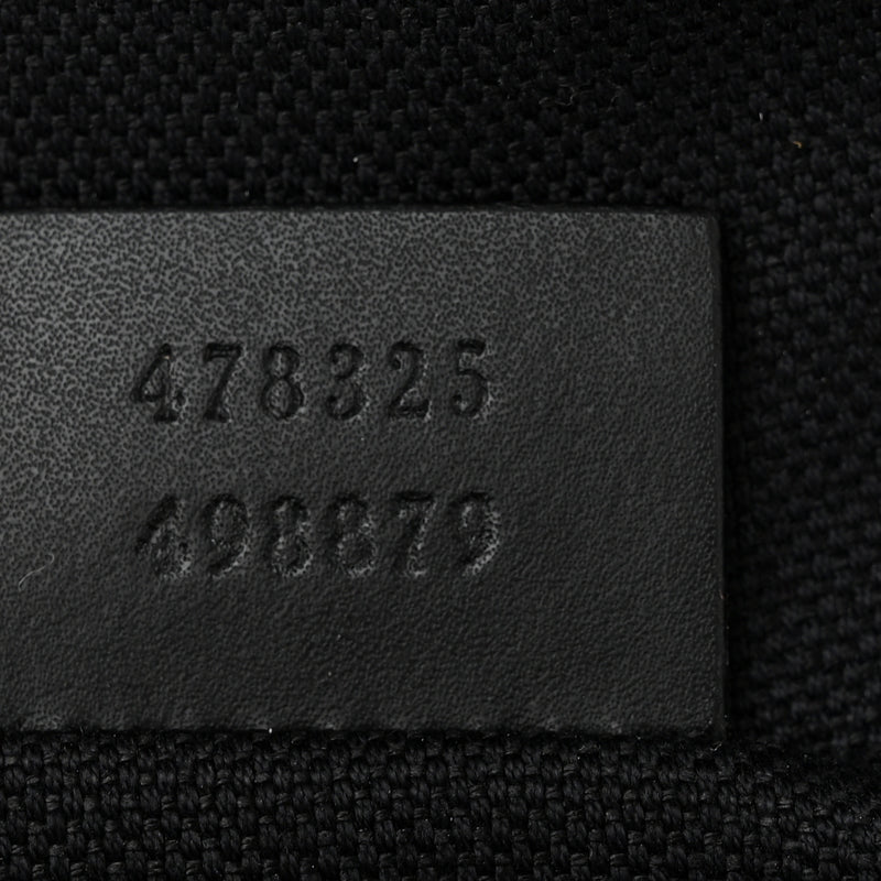 Gucci Gg Supreme Web Belt Bag Black Grey