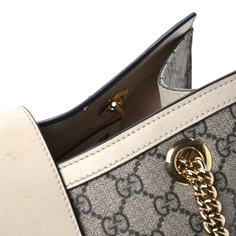Gucci Gg Supreme Medium Padlock Tote