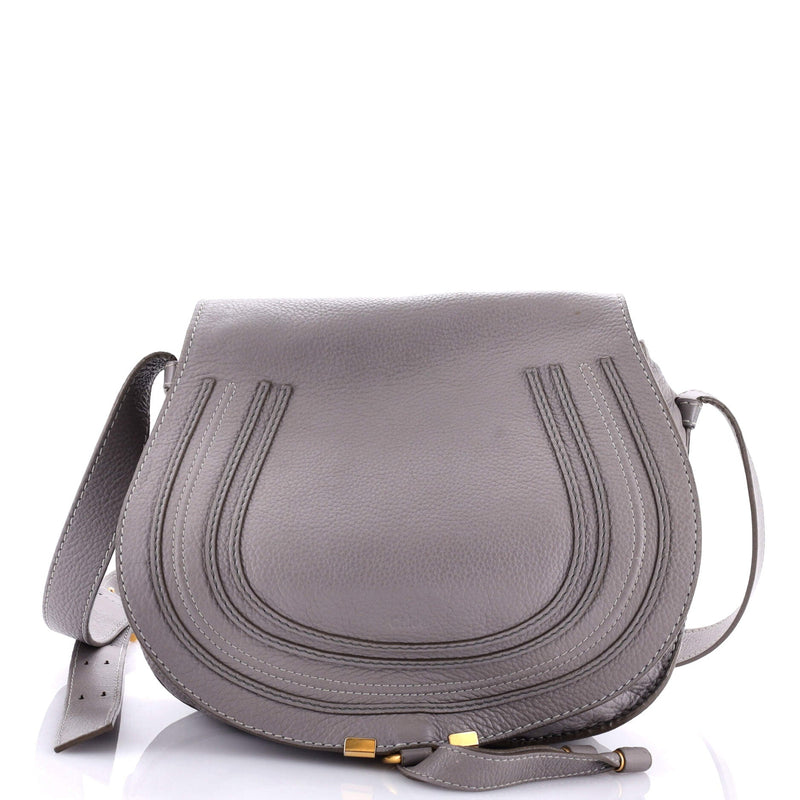 Chloe Marcie Saddle Bag Leather Medium