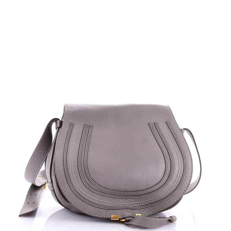 Chloe Marcie Saddle Bag Leather Medium