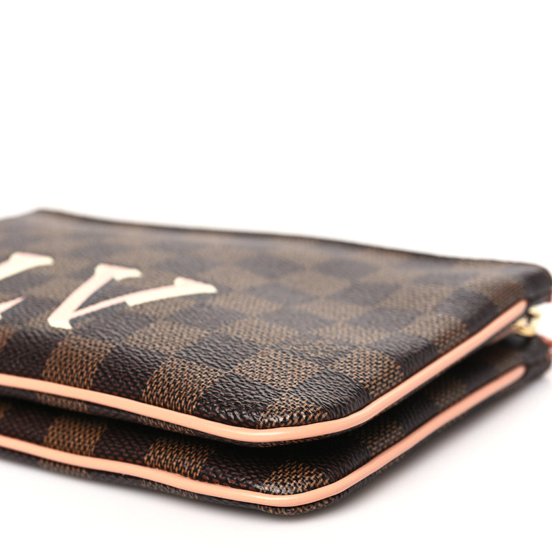 Louis Vuitton Damier Ebene Double Zip
