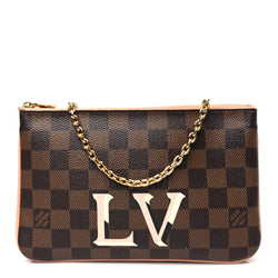 Louis Vuitton Damier Ebene Double Zip