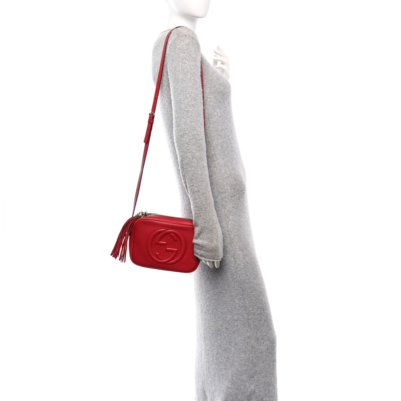 Gucci Pebbled Calfskin Small Soho Disco