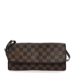 Louis Vuitton Damier Ebene Pochette Twin