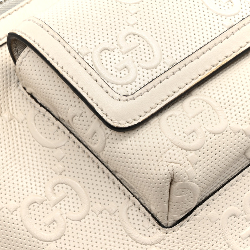 Gucci Calfskin Gg Tennis Embossed Pocket