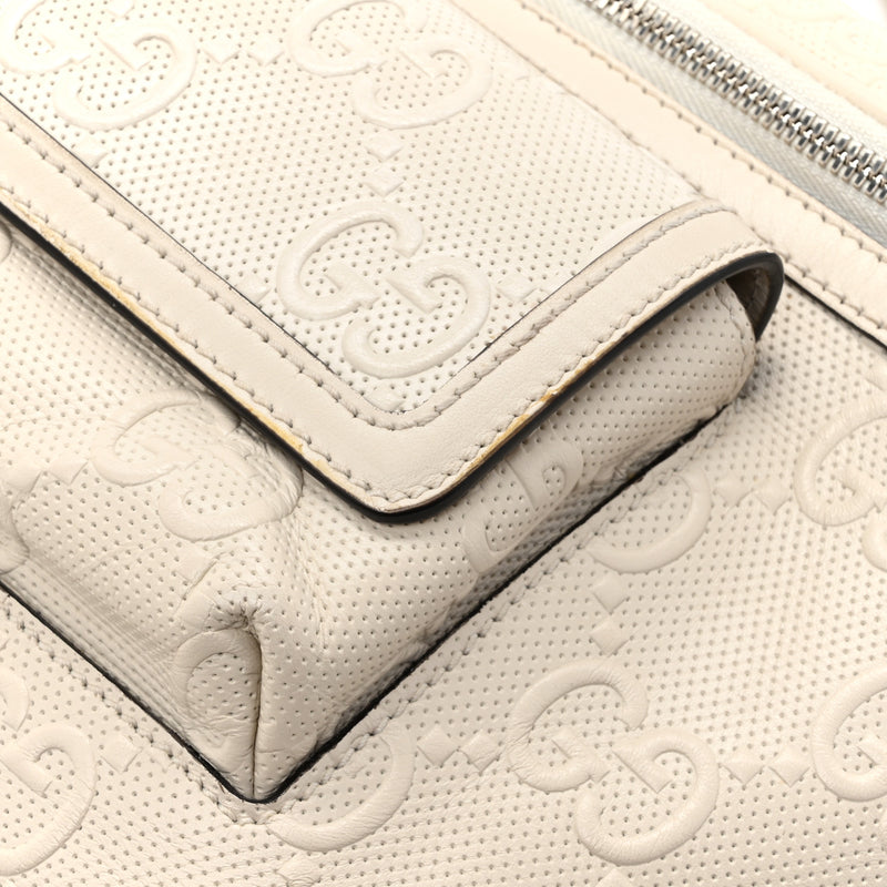 Gucci Calfskin Gg Tennis Embossed Pocket