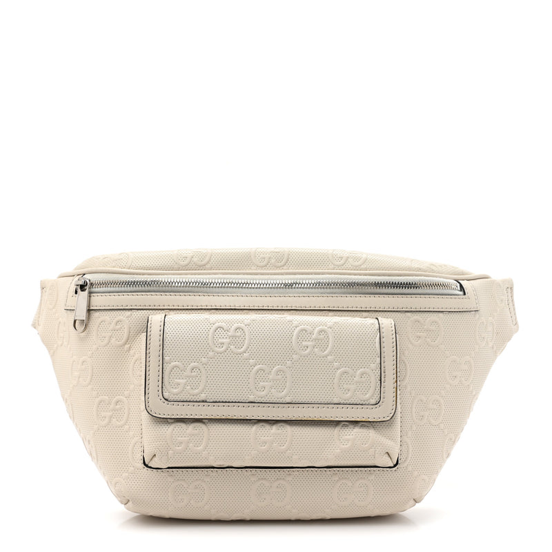 Gucci Calfskin Gg Tennis Embossed Pocket