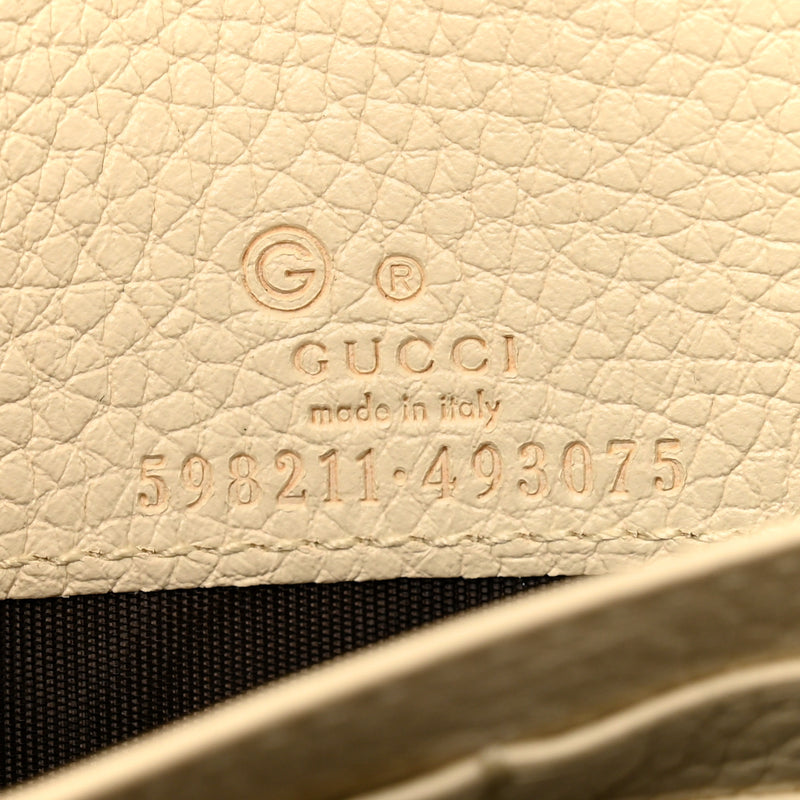 Gucci Pebbled Calfskin Soho Wallet On