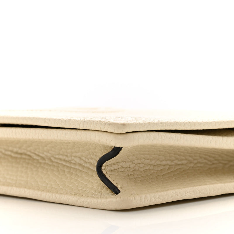 Gucci Pebbled Calfskin Soho Wallet On