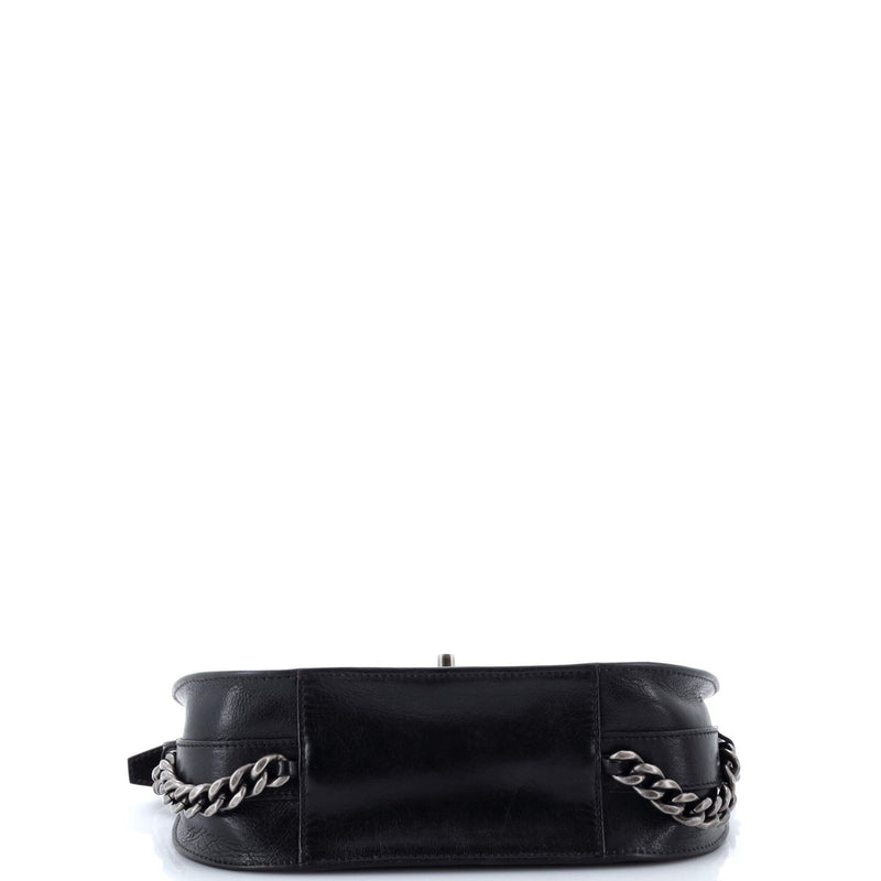 Chanel Double Chained Saddle Messenger