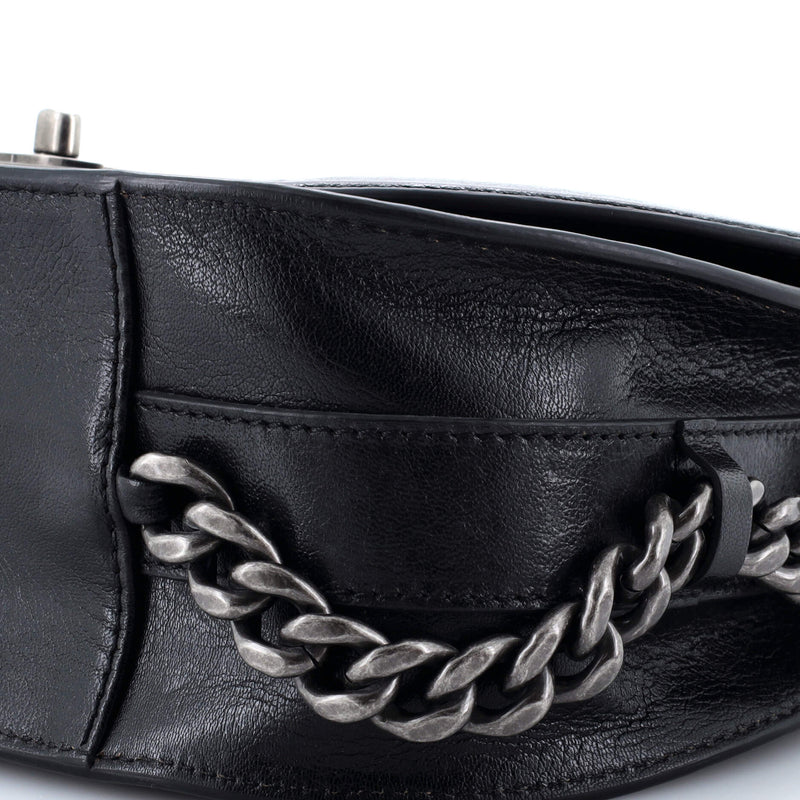 Chanel Double Chained Saddle Messenger