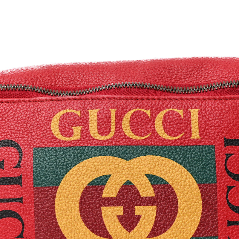Gucci Grained Calfskin Logo Belt Bag