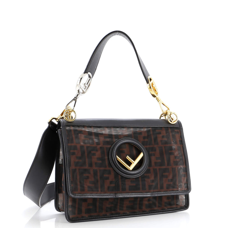 Fendi Kan I F Shoulder Bag Zucca Mesh