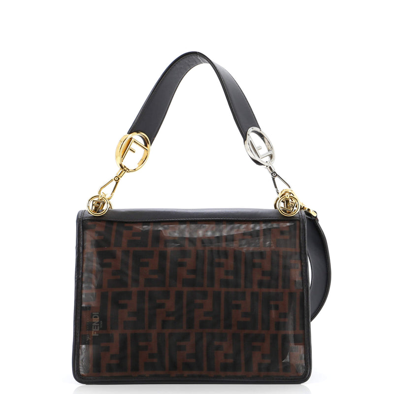 Fendi Kan I F Shoulder Bag Zucca Mesh