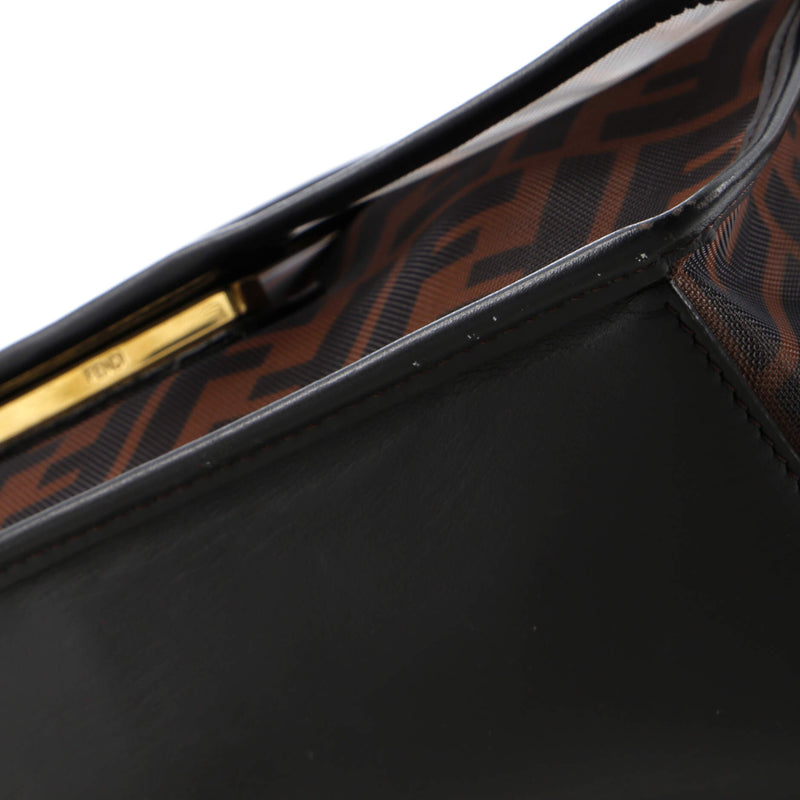 Fendi Kan I F Shoulder Bag Zucca Mesh