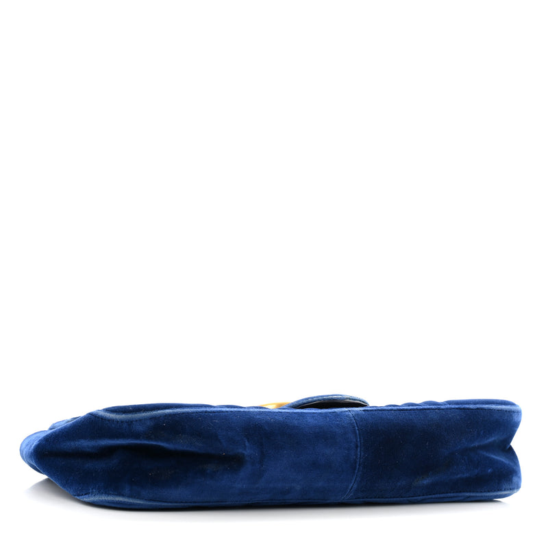 Gucci Velvet Matelasse Medium Gg Marmont