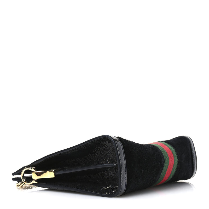 Gucci Suede Patent Gg Web Small Ophidia