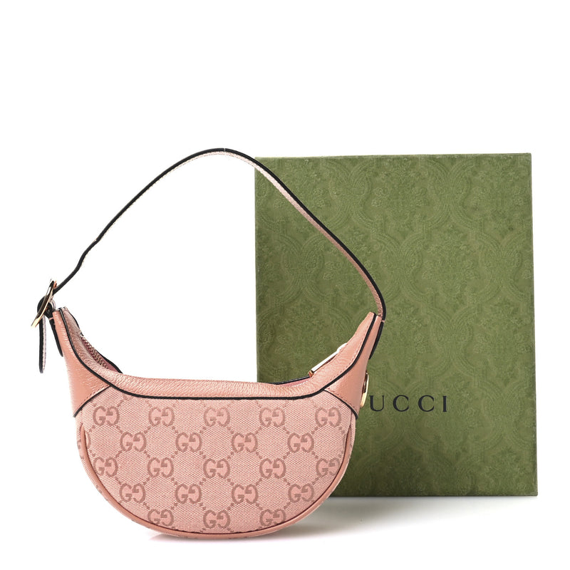 Gucci Gg Supreme Textured Calfskin Web
