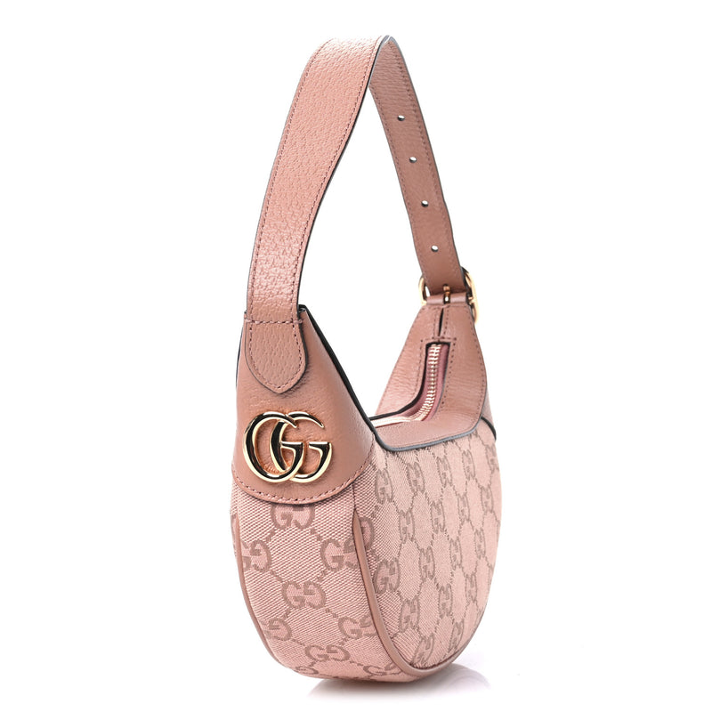 Gucci Gg Supreme Textured Calfskin Web
