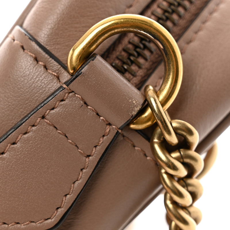 Gucci Calfskin Matelasse Mini Gg Marmont